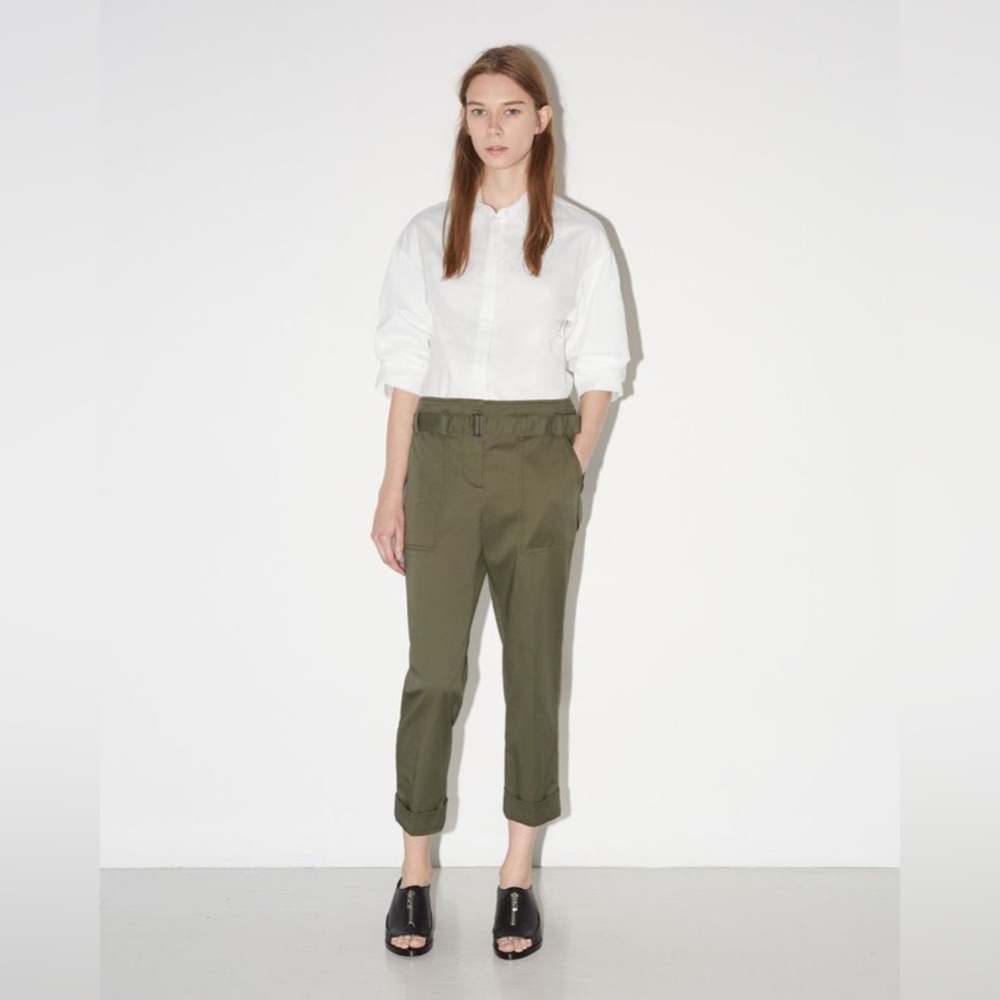 3.1 Phillip Lim Olive Cropped Pants